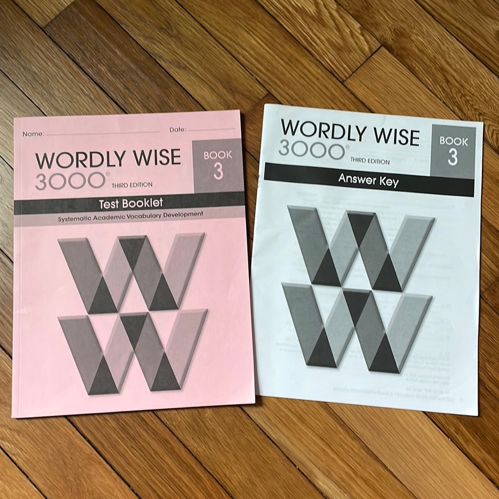 Wordly Wise Book 3 Test Booklet and Answer Key- EUC